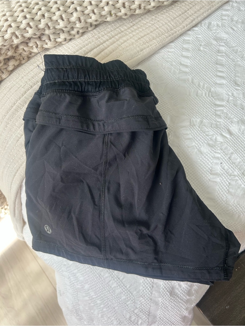 lululemon athletica Men’s Black Performance Running Shorts